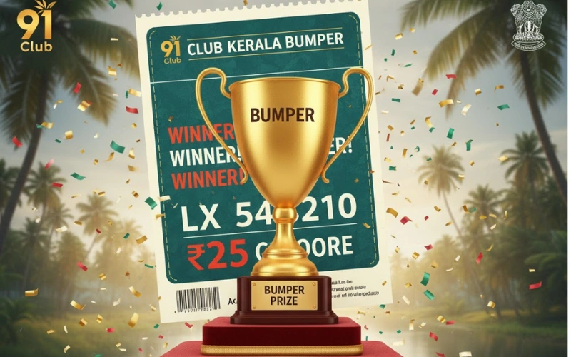 91 Club Lottery kerala lottery result bumper featured image